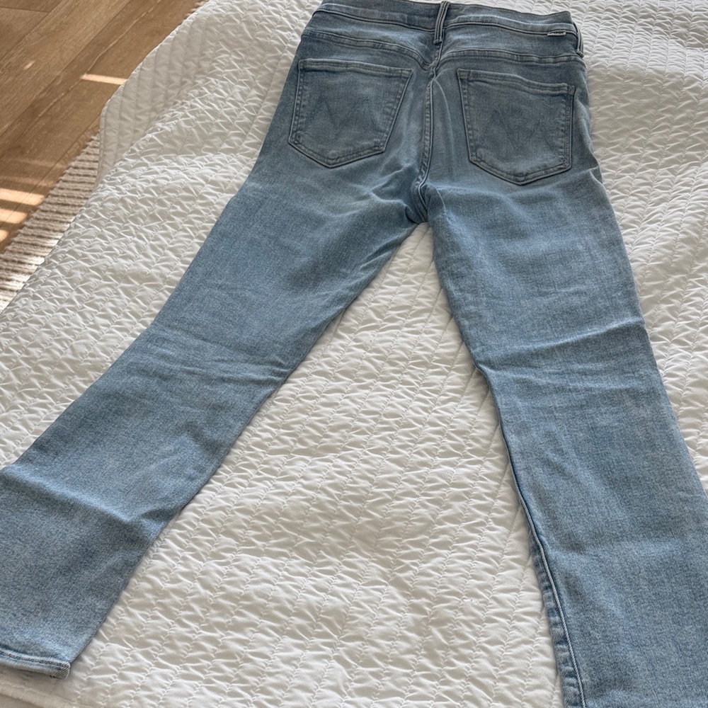 MOTHER Women's Boot Cut Jeans - Light Blue